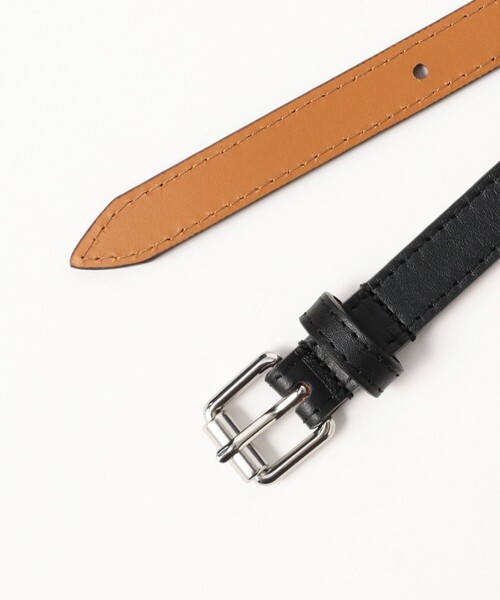 Demi-Luxe BEAMS(デミルクス ビームス)の「MAISON BOINET / ナッパ レザーベルト 15mm(ベルト・レディース・ブラック・75)」の2枚目の写真
