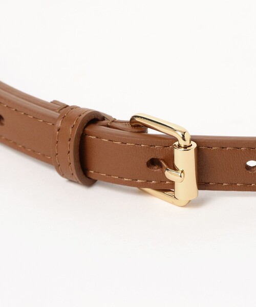 Demi-Luxe BEAMS(デミルクス ビームス)の「MAISON BOINET / ナッパ レザーベルト 15mm(ベルト・レディース・ブラック・75)」の3枚目の写真