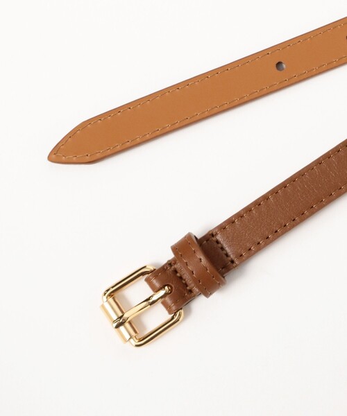 Demi-Luxe BEAMS(デミルクス ビームス)の「MAISON BOINET / ナッパ レザーベルト 15mm(ベルト・レディース・ブラック・75)」の4枚目の写真