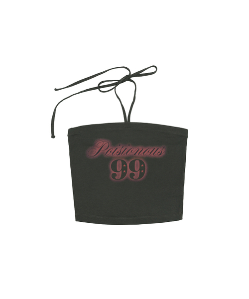 REPIVV(レピヴ)の「Poi+sion+ous ホルタートップ (ダークグレー)(Tシャツ/カットソー・レディース・その他・FREE)」の2枚目の写真