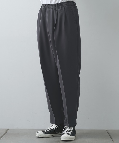 N.HOOLYWOOD(N.ハリウッド)の「【N.HOOLYWOOD】WIDE TAPERED PANTS(スラックス・メンズ・グレー/ブラック・38/40/36)」の2枚目の写真