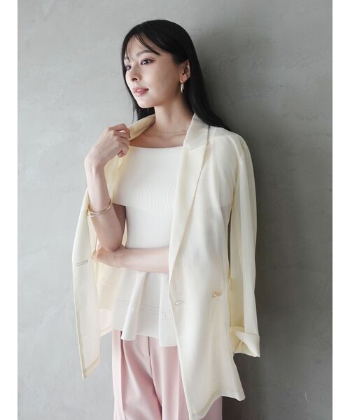LAGUNAMOON(ラグナムーン)の「ペプラムオフショルニットプルオーバー 【夏服】【半袖】(ニット/セーター・レディース・ブラウン/ホワイト/レッド・FREE)」の22枚目の写真