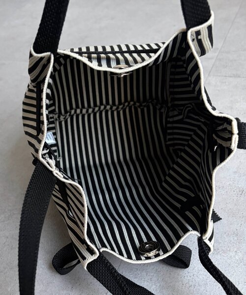 Chez toi（シェトワ）の「ストライプミニトートBAG（トートバッグ・レディース・ブラック/レッド・FREE）」の6枚目の写真