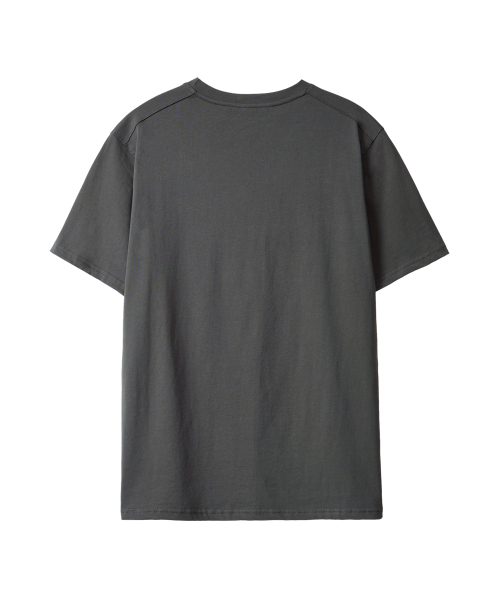 WOOALONG(ウアロン)の「Minimal cotton regular t-shirts -KHAKI(Tシャツ/カットソー・メンズ・カーキ・MEDIUM/LARGE)」の6枚目の写真