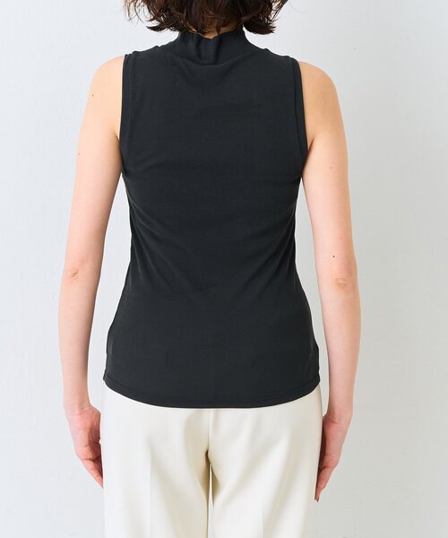 Whim Gazette（ウィムガゼット）の「フィブリルボトルネックプルオーバー（Tシャツ/カットソー・レディース・ブラック/ベージュ/オフホワイト・FREE）」の19枚目の写真