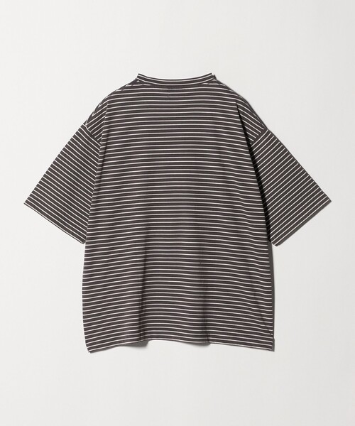 green label relaxing(グリーンレーベルリラクシング)の「フェード ボーダー クルーネック 半袖 Tシャツ(Tシャツ/カットソー・メンズ・オレンジ/ライトグレー/ダークグレー・XL/M/L/S)」の18枚目の写真