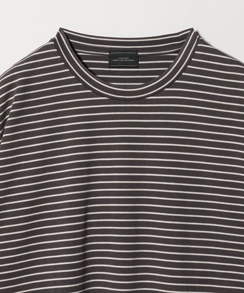 green label relaxing(グリーンレーベルリラクシング)の「フェード ボーダー クルーネック 半袖 Tシャツ(Tシャツ/カットソー・メンズ・オレンジ/ライトグレー/ダークグレー・XL/M/L/S)」の19枚目の写真