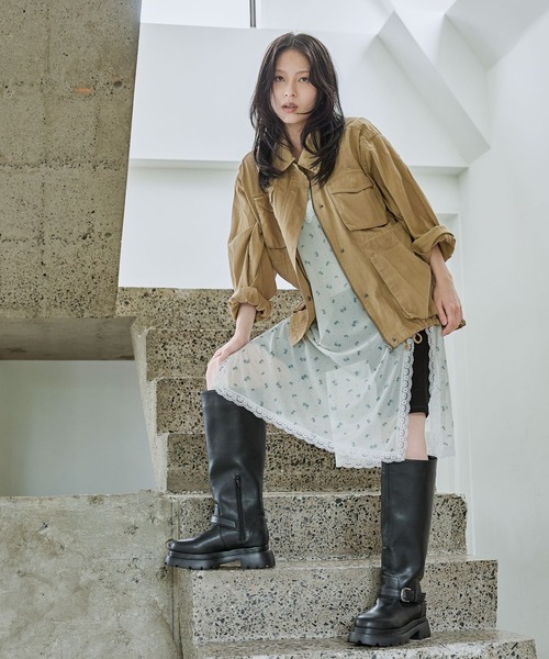 JEANASIS(ジーナシス)の「ベルトライディングロングブーツ/911735(ブーツ・レディース・ブラウン/ブラック・LARGE/MEDIUM)」の22枚目の写真