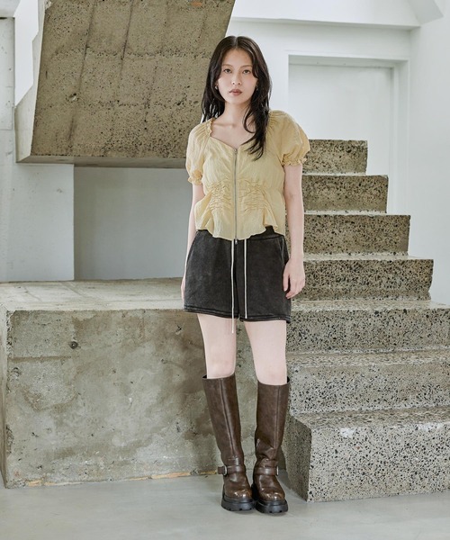 JEANASIS(ジーナシス)の「ベルトライディングロングブーツ/911735(ブーツ・レディース・ブラウン/ブラック・LARGE/MEDIUM)」の15枚目の写真