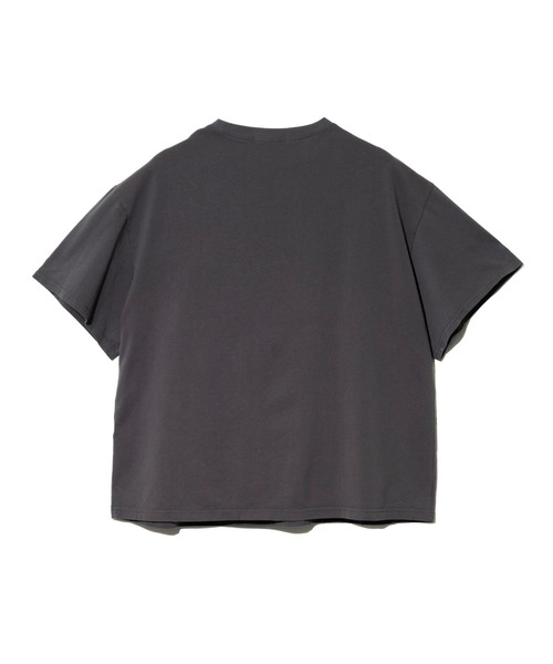 mililopiulu(ミリロピュール)の「mililopiulu/ミリロピュール レースMIX デニムパッチTEE(Tシャツ/カットソー・レディース・ホワイト/チャコールグレー・FREE)」の11枚目の写真