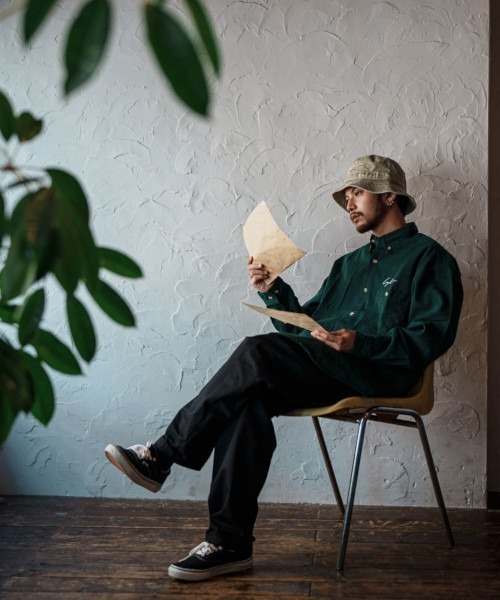 Leyline（レイライン）の「【Leyline】Denim wash Bucket hat（ハット・メンズ・ブルー/カーキ/ブラック・S～Ｍ/L～LL）」の6枚目の写真