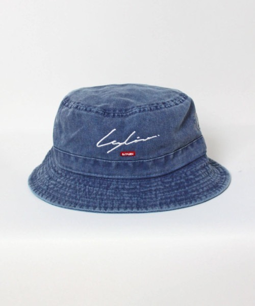 Leyline（レイライン）の「【Leyline】Denim wash Bucket hat（ハット・メンズ・ブルー/カーキ/ブラック・S～Ｍ/L～LL）」の7枚目の写真