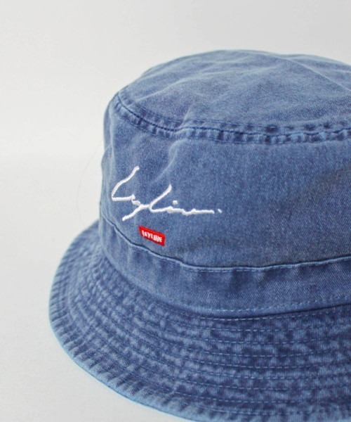 Leyline（レイライン）の「【Leyline】Denim wash Bucket hat（ハット・メンズ・ブルー/カーキ/ブラック・S～Ｍ/L～LL）」の9枚目の写真