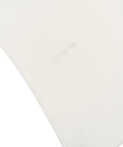 PEPLEE（ペプリー）の「Button Cap Sleeve Collar Tee (White)（ポロシャツ・レディース・その他・SMALL/MEDIUM）」の5枚目の写真