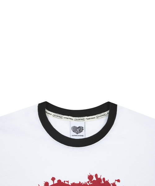 LUVISTRUE(ラヴイズトゥルー)の「SM ハウディープハート タンティー(ホワイト)(Tシャツ/カットソー・レディース・その他・FREE)」の4枚目の写真