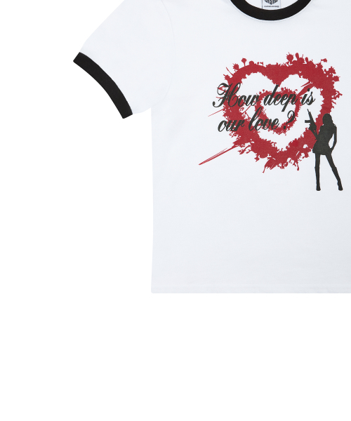 LUVISTRUE(ラヴイズトゥルー)の「SM ハウディープハート タンティー(ホワイト)(Tシャツ/カットソー・レディース・その他・FREE)」の5枚目の写真