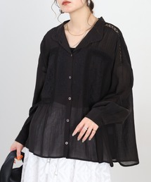 Fanaka | アンティーク刺繍前開きブラウス 長袖(シャツ/ブラウス)