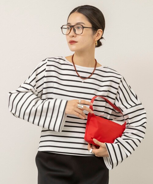MAQWEL(マクウェル)の「【MAQWEL/マクウェル】ウエストタックT(Tシャツ/カットソー・レディース・ホワイト系その他4/ブラック系その他3・FREE)」の2枚目の写真