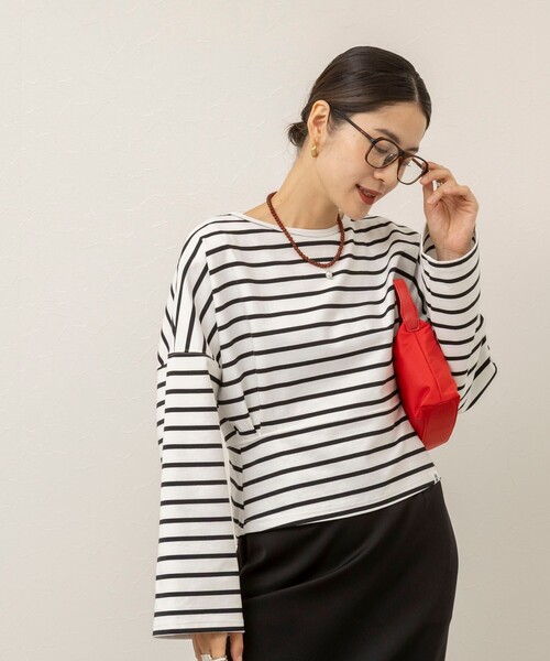 MAQWEL(マクウェル)の「【MAQWEL/マクウェル】ウエストタックT(Tシャツ/カットソー・レディース・ホワイト系その他4/ブラック系その他3・FREE)」の9枚目の写真