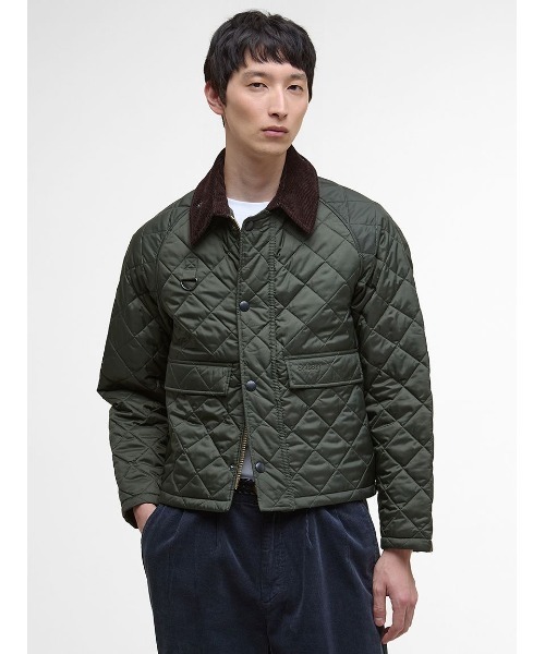 Barbour（バブアー）の「【SPEY / スペイ】キルティング ブルゾン（ブルゾン・メンズ・ブラック/オリーブ・40/38/36/34/32）」の2枚目の写真