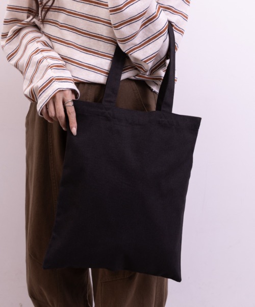 NEWTRAL PRODUCTS(ニュートラルプロダクツ)の「101 Basic Tote Bag Mサイズ/無地トート コットン100% エコバッグ/101 Basic Tote Bag Mサイズ(トートバッグ・レディース・ブラック/ナチュラル・M)」の5枚目の写真