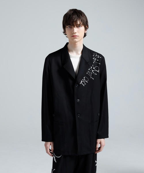 Y-3(ワイスリー)の「Y-3 CHITO CITY GRAPHIC WOOL BLAZER(テーラードジャケット・メンズ・ブラック・X-SMALL/SMALL/MEDIUM/LARGE/X-LARGE)」の1枚目の写真