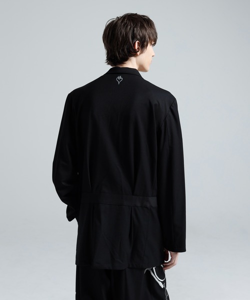 Y-3(ワイスリー)の「Y-3 CHITO CITY GRAPHIC WOOL BLAZER(テーラードジャケット・メンズ・ブラック・X-SMALL/SMALL/MEDIUM/LARGE/X-LARGE)」の9枚目の写真