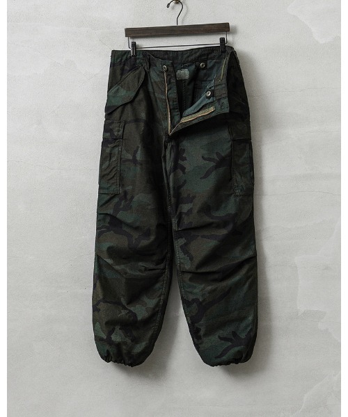 MILITARY(ミリタリー)の「実物 新品 デッドストック 米軍 M-65フィールドカーゴパンツ DARK WOODLAND CAMO / 製品染め(カーゴパンツ・メンズ・ブラック系その他・S-Regular/L-Regular/M-Regular)」の4枚目の写真