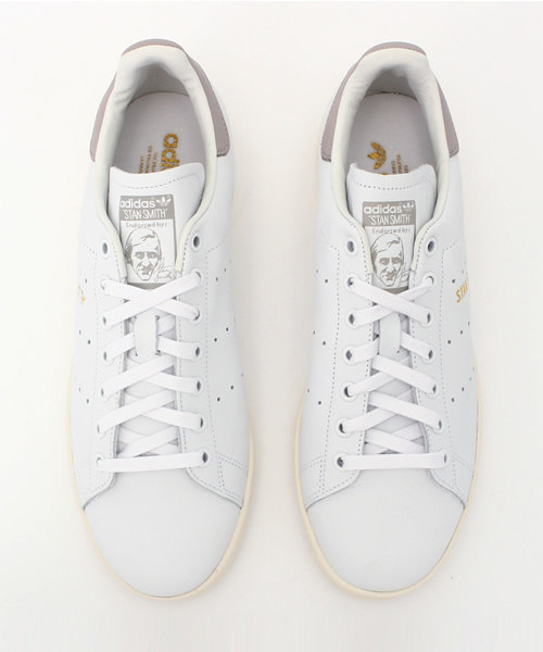 adidas Originals（アディダスオリジナルス）の「adidas Originals / スタンスミス [STAN SMITH] S75075（スニーカー・メンズ・ホワイト系その他/ホワイト×グレー・28/26/27/29）」の3枚目の写真