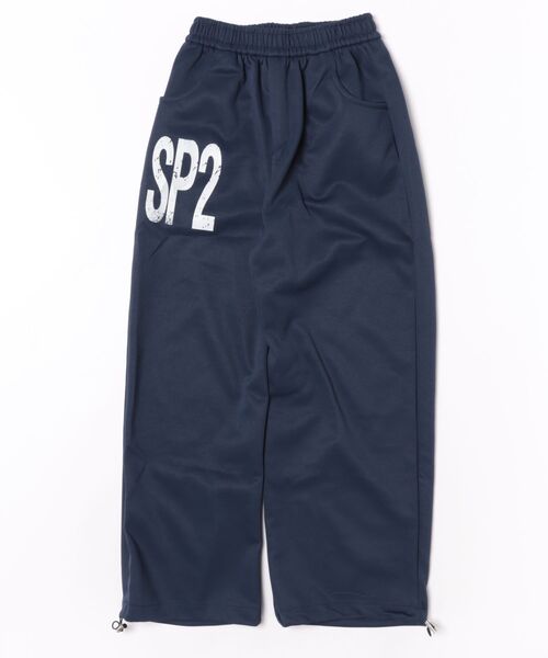 Ritzy(リッツィー)の「ヴィンテージプリント ワイドスウェットパンツ(スウェットパンツ・レディース・ネイビー・S/M)」の3枚目の写真