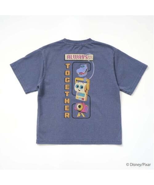 XLARGE KIDS(エクストララージキッズ)の「【Disney/Pixar】トイ・ストーリー5/ヴィンテージ風ピクセル半袖Tシャツ(Tシャツ/カットソー・キッズ・ブラック/ブルー・130cm/100cm/110cm/90cm/80cm/140cm)」の4枚目の写真