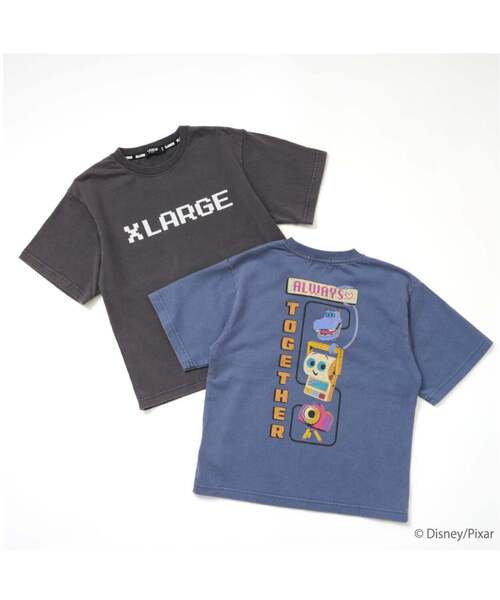 XLARGE KIDS(エクストララージキッズ)の「【Disney/Pixar】トイ・ストーリー5/ヴィンテージ風ピクセル半袖Tシャツ(Tシャツ/カットソー・キッズ・ブラック/ブルー・130cm/100cm/110cm/90cm/80cm/140cm)」の11枚目の写真