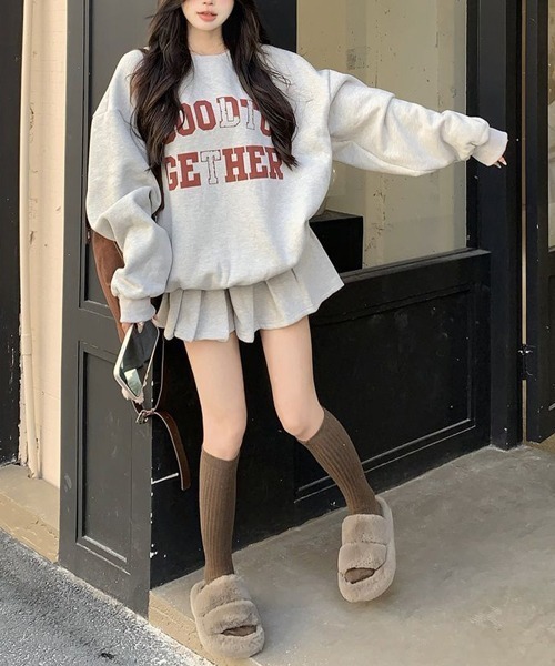 Ressaca（レサーカ）の「スウェット＆ミニスカート セットアップ（セットアップ・レディース・グレー/ネイビー・M）」の14枚目の写真