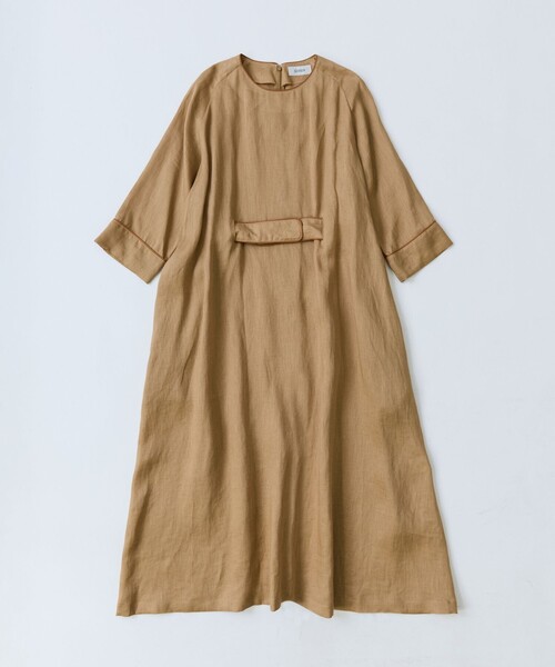 新品 LOISIR ロワズィール リネンチュニック ワンピース 麻 ピンク LOISIR｜ロワズィールのワンピース/ドレス（リネン・麻）通販 - ZOZOTOWN