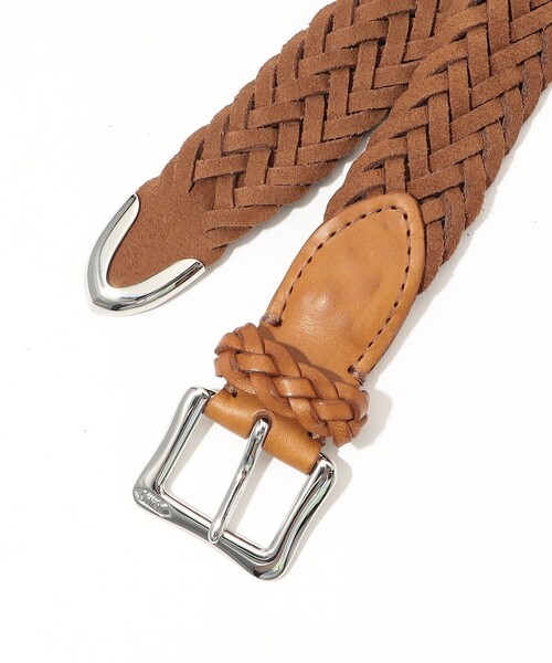 J&M DAVIDSON ENVELOPE BUCKLE TIP END 25MM LEATHER レザーメッシュ