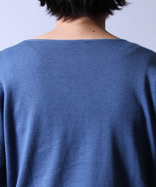 JOHN SMEDLEY（ジョンスメドレー）の「JOHN SMEDLEY×AMERICAN RAG CIE 別注スキッパー ニットソー（ニット/セーター・メンズ・ブルー/ベージュ/ホワイト/ブラック・MEDIUM/SMALL/LARGE）」の12枚目の写真