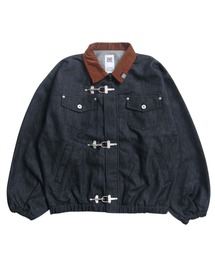 VISION STREET WEAR（ヴィジョンストリートウェア）の「Rigid denim fireman jacket / リジッドデニムファイヤーマンジャケット（デニムジャケット）」