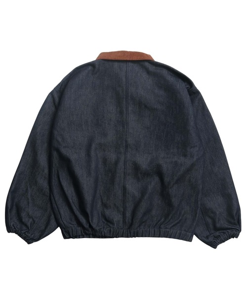 VISION STREET WEAR(ヴィジョンストリートウェア)の「Rigid denim fireman jacket / リジッドデニムファイヤーマンジャケット(デニムジャケット・メンズ・ネイビー/ブラック/ブラウン・X-LARGE/MEDIUM/LARGE)」の19枚目の写真