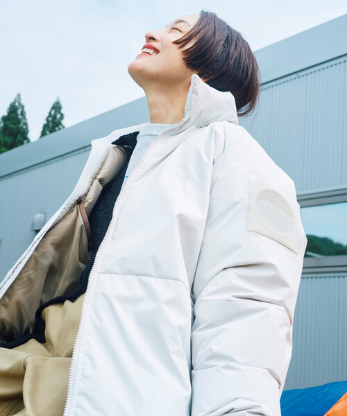 FREAK'S STORE(フリークスストア)の「NANGA × FREAK'S STORE/ナンガ 別注 DOWN JACKET made in japan/別注 ダウンジャケット メイドインジャパン(ダウンジャケット/コート・レディース・ダークネイビー/グレー/ナチュラル・フリ-)」の10枚目の写真