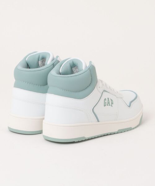 GAP（ギャップ）の「W/Pコートスニーカーハイカット W（スニーカー・レディース・ホワイト×ブラック/ホワイト×ブルー・23.0cm/24.0cm/25.0cm）」の3枚目の写真