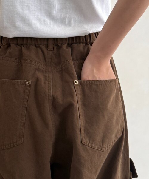 CPCM(シーピーシーエム)の「ダックカーブカーゴパンツ(カーゴパンツ・レディース・ブラック/ブラウン/ネイビー・MEDIUM/SMALL)」の16枚目の写真