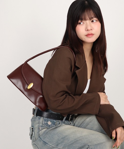 ammy.(エイミードット)の「【 ammy. / エイミードット 】 クラシック デザイン ワンショルダー バッグ(ショルダーバッグ・レディース・ダークブラウン/キャメル/ブラック・FREE)」の10枚目の写真