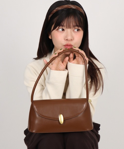 ammy.(エイミードット)の「【 ammy. / エイミードット 】 クラシック デザイン ワンショルダー バッグ(ショルダーバッグ・レディース・ダークブラウン/キャメル/ブラック・FREE)」の15枚目の写真