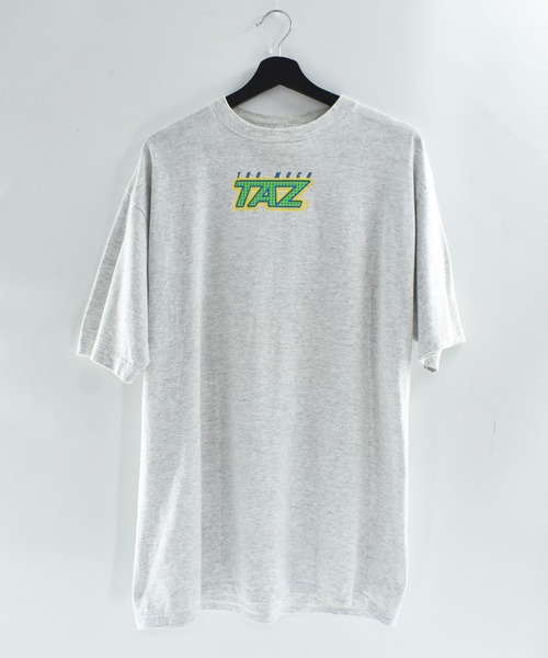 Looney Tunes(ルーニーテューンズ)の「【USED】90’s Looney Tunes “TOO MUCH TAZ” キャラクター Tシャツ(Tシャツ/カットソー・メンズ・グレー・LARGE)」の8枚目の写真