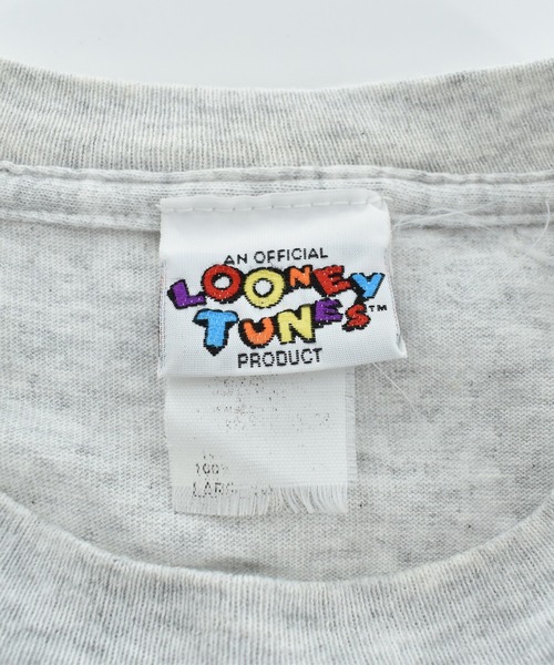 Looney Tunes(ルーニーテューンズ)の「【USED】90’s Looney Tunes “TOO MUCH TAZ” キャラクター Tシャツ(Tシャツ/カットソー・メンズ・グレー・LARGE)」の5枚目の写真