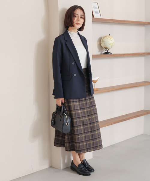 GLACIER lusso(グラシアルッソ)の「メローハイネック(Tシャツ/カットソー・レディース・ダークブルー/アイボリー/ブラック/レッド/杢グレー・L/LL/M/S)」の20枚目の写真