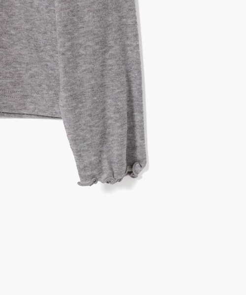 GLACIER lusso(グラシアルッソ)の「メローハイネック(Tシャツ/カットソー・レディース・ダークブルー/アイボリー/ブラック/レッド/杢グレー・L/LL/M/S)」の11枚目の写真