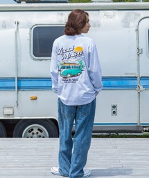 ハワイ&リゾートバスサガラ刺繍ロングTシャツ