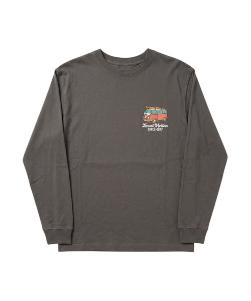 LOCALMOTION HAWAII(ローカルモーション ハワイ)の「ハワイ&リゾートバスサガラ刺繍ロングTシャツ(Tシャツ/カットソー・メンズ・チャコールグレー/ライトグレー・SMALL/X-LARGE/LARGE/MEDIUM)」の14枚目の写真