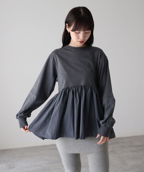 model：164cm. 着用サイズ：FREE